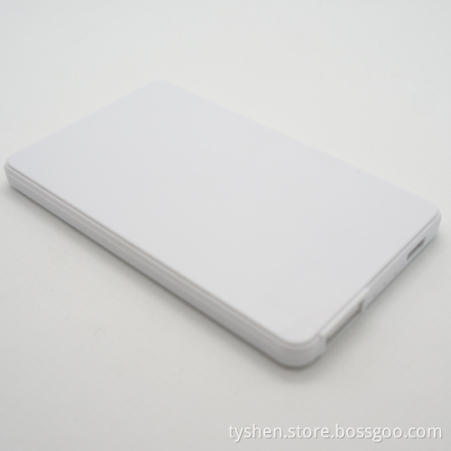 Business Card Power Bank 2200 mAh White Color (J20)